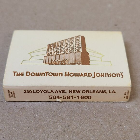 Diamond Match Co Howard Johnsons Pocketbox Slim John James Audubon Room Matchbox - Picture 2 of 7